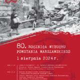 Image: Plakat 80. rocznicy Wybuchu Powstania Warszawskiego